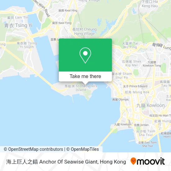 海上巨人之錨 Anchor Of Seawise Giant地圖