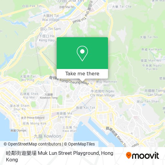 睦鄰街遊樂場 Muk Lun Street Playground map