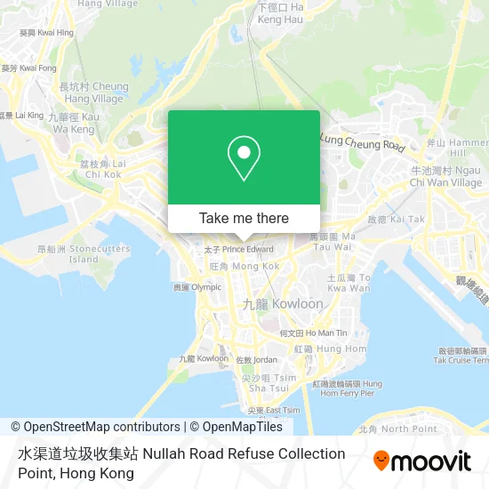 水渠道垃圾收集站 Nullah Road Refuse Collection Point地圖