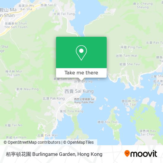 栢寧頓花園 Burlingame Garden地圖