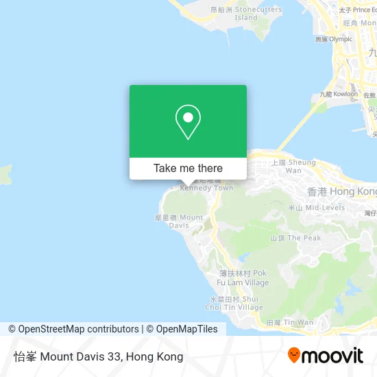 怡峯 Mount Davis 33 map