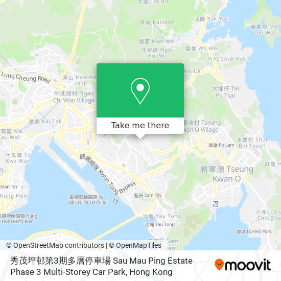 秀茂坪邨第3期多層停車場 Sau Mau Ping Estate Phase 3 Multi-Storey Car Park map