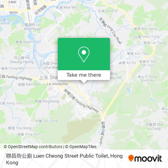 聯昌街公廁 Luen Cheong Street Public Toilet map