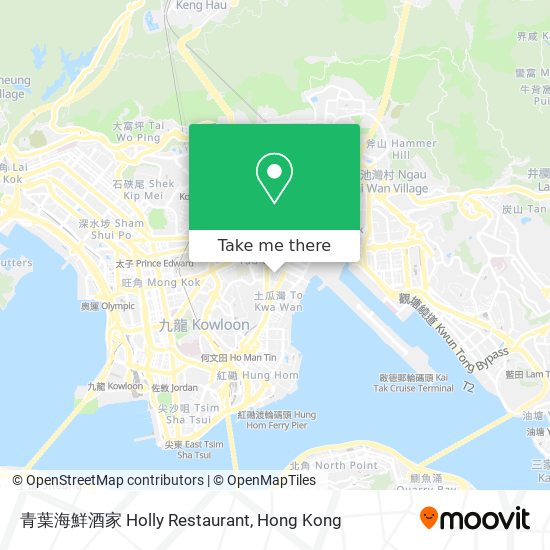 青葉海鮮酒家 Holly Restaurant map