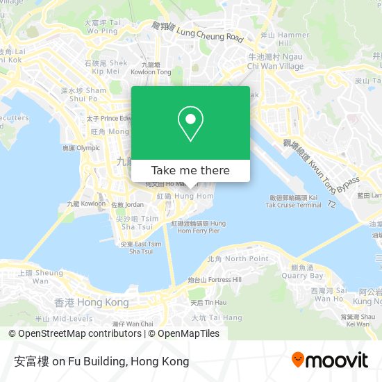 安富樓 on Fu Building map