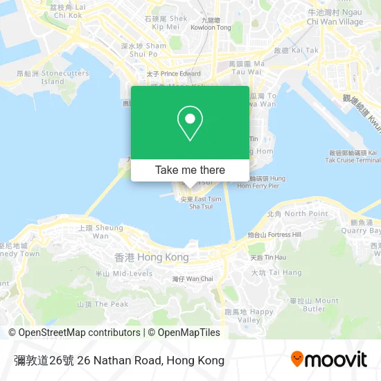 彌敦道26號 26 Nathan Road地圖