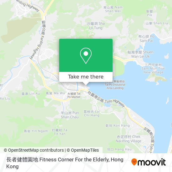 長者健體園地 Fitness Corner For the Elderly地圖