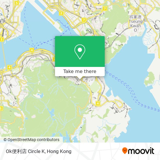 Ok便利店 Circle K map