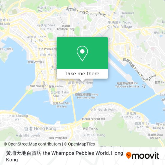 黃埔天地百寶坊 the Whampoa Pebbles World map