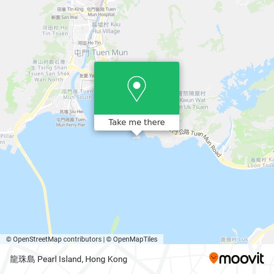 龍珠島 Pearl Island map