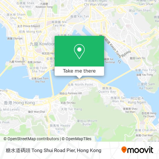 糖水道碼頭 Tong Shui Road Pier map