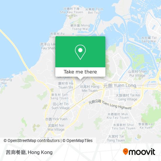 茜廊餐廳 map