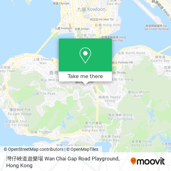 灣仔峽道遊樂場 Wan Chai Gap Road Playground map