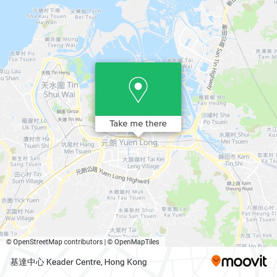 基達中心 Keader Centre map