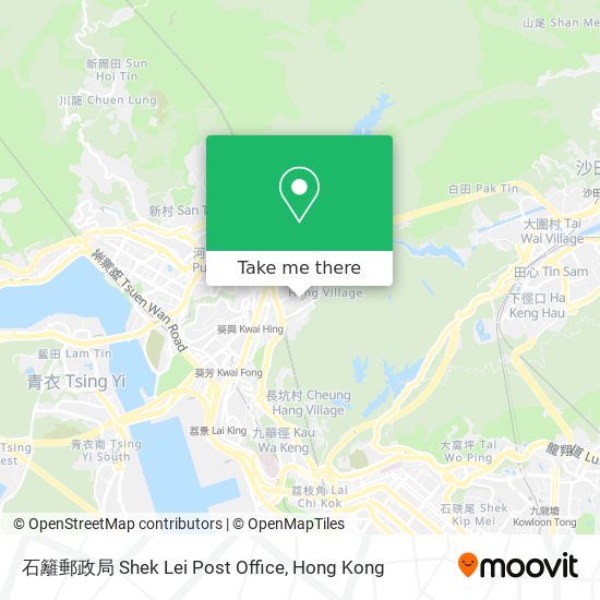 石籬郵政局 Shek Lei Post Office map