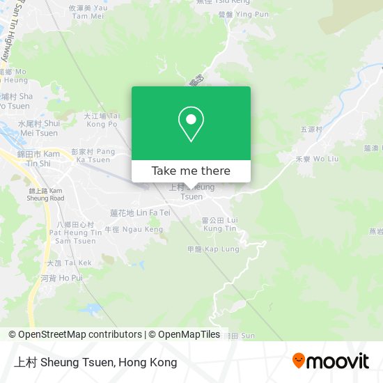 上村 Sheung Tsuen map