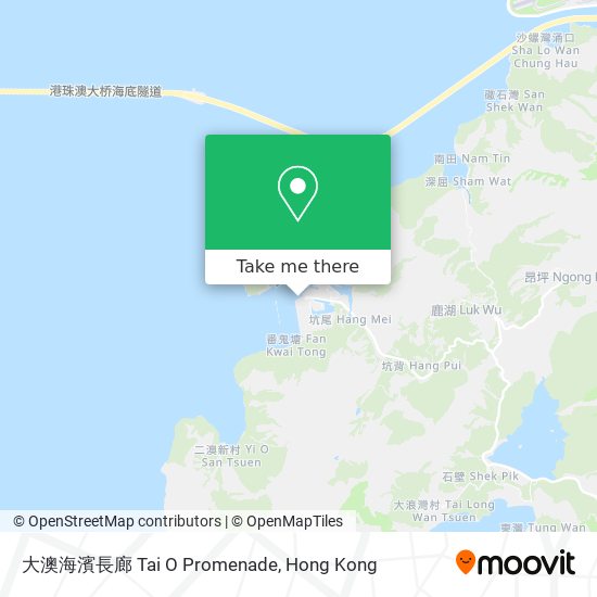 大澳海濱長廊 Tai O Promenade地圖