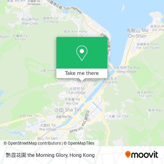 艷霞花園 the Morning Glory map