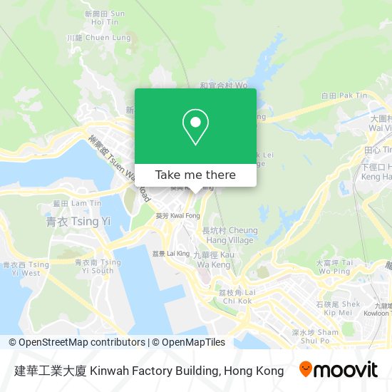 建華工業大廈 Kinwah Factory Building map