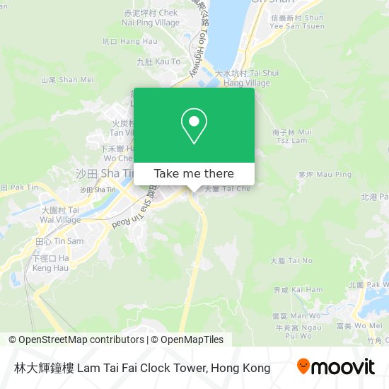 林大輝鐘樓 Lam Tai Fai Clock Tower map