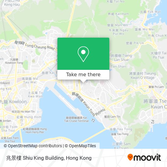 兆景樓 Shiu King Building map