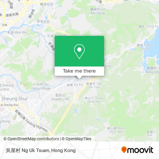 吳屋村 Ng Uk Tsuen map