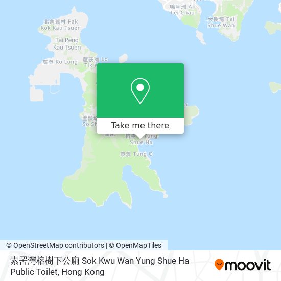 索罟灣榕樹下公廁 Sok Kwu Wan Yung Shue Ha Public Toilet map
