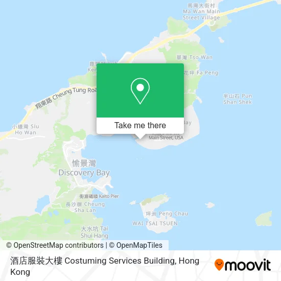 酒店服裝大樓 Costuming Services Building map