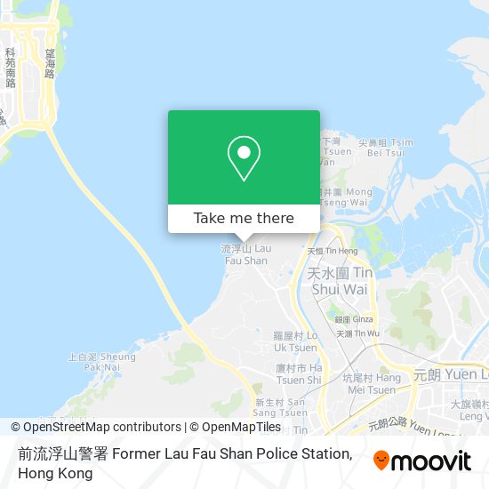 前流浮山警署 Former Lau Fau Shan Police Station地圖