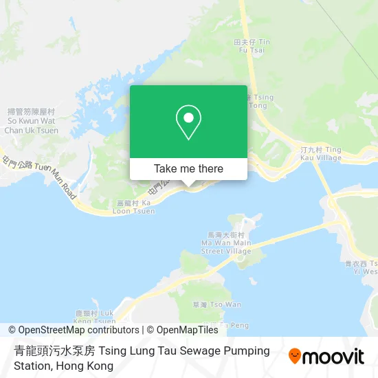 青龍頭污水泵房 Tsing Lung Tau Sewage Pumping Station map