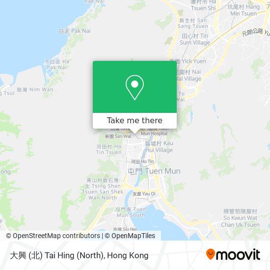 大興 (北) Tai Hing (North) map