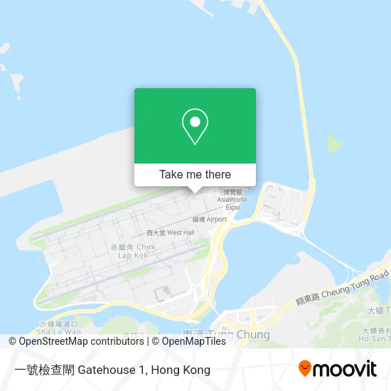 一號檢查閘 Gatehouse 1 map