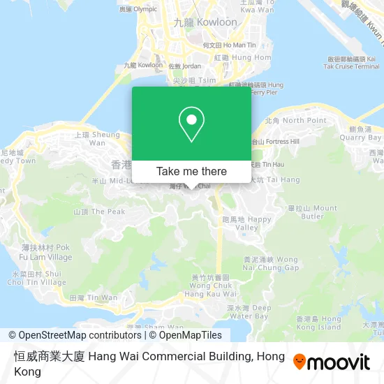 恒威商業大廈 Hang Wai Commercial Building map