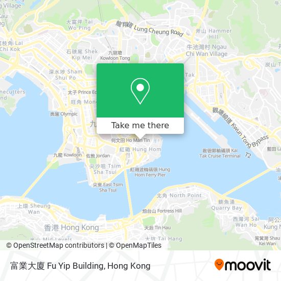 富業大廈 Fu Yip Building map