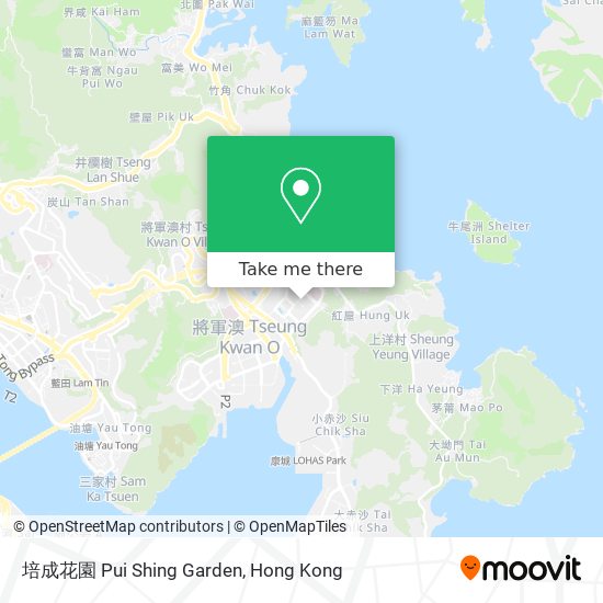 培成花園 Pui Shing Garden map