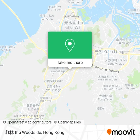 蔚林 the Woodside map