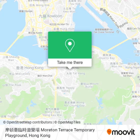 摩頓臺臨時遊樂場 Moreton Terrace Temporary Playground map