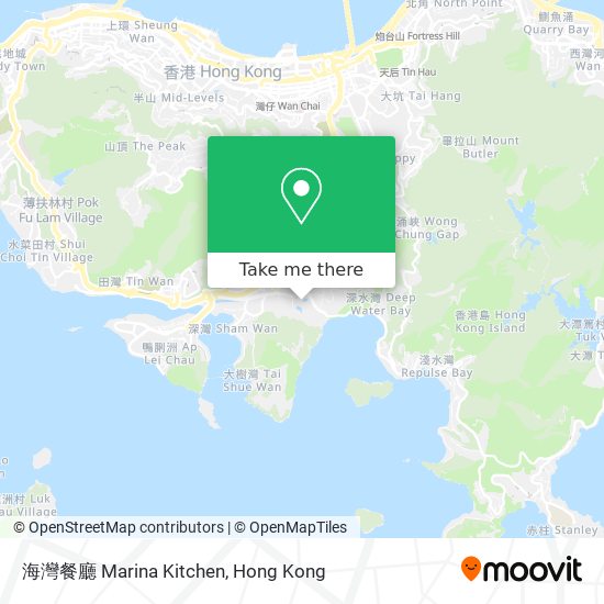 海灣餐廳 Marina Kitchen map