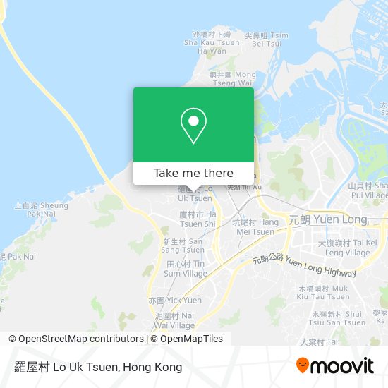 羅屋村 Lo Uk Tsuen map