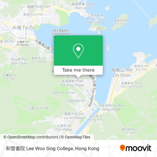 和聲書院 Lee Woo Sing College map