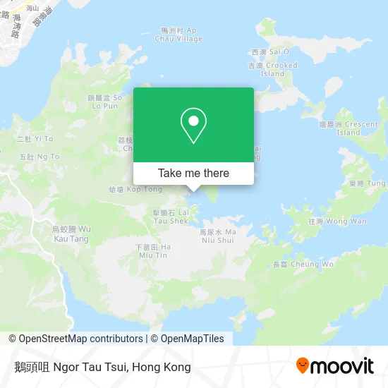 鵝頭咀 Ngor Tau Tsui map