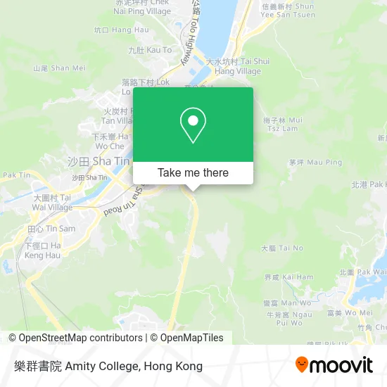 樂群書院 Amity College map