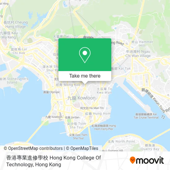 香港專業進修學校 Hong Kong College Of Technology map