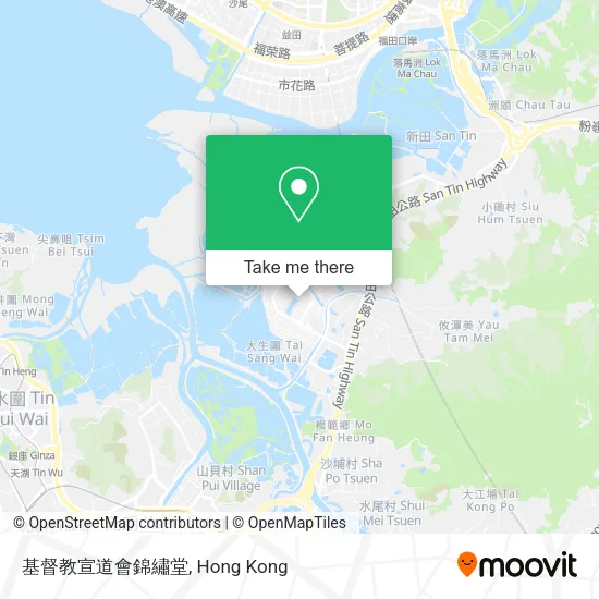 基督教宣道會錦繡堂 map