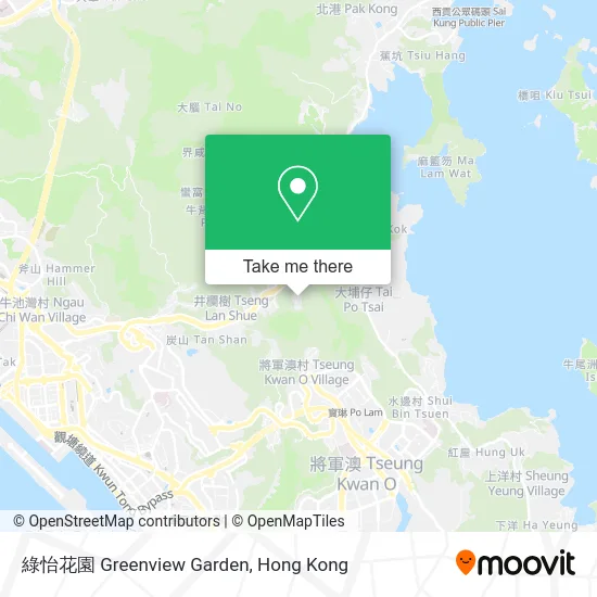 綠怡花園 Greenview Garden map
