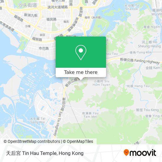 天后宮 Tin Hau Temple map