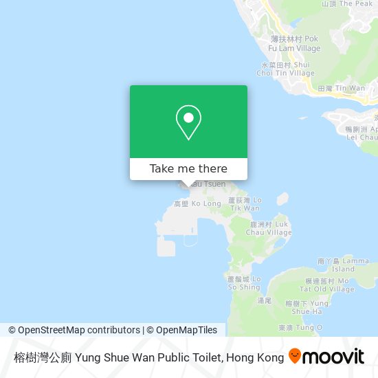 榕樹灣公廁 Yung Shue Wan Public Toilet map