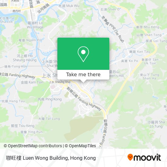 聯旺樓 Luen Wong Building map