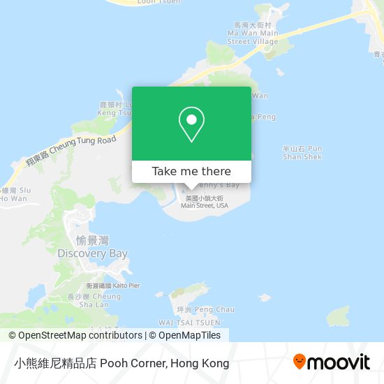 小熊維尼精品店 Pooh Corner map