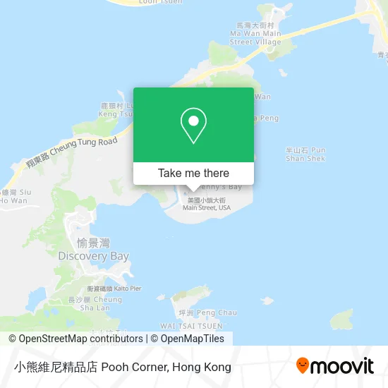 小熊維尼精品店 Pooh Corner地圖